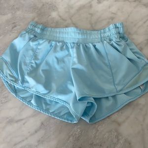 Blue Lulu Lemon (hottie hots) shorts